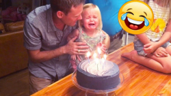 کلیپ طنز کودکانی که شمع تولد ف...