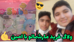 ولاگ خرید مارشمالو با امین