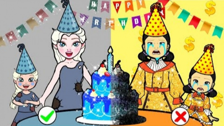 ایده های کارتونی بازی مرکب و السا - مسابقه شیرینی پزی