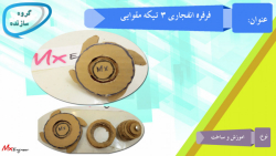 فرفره انفجاری ۳تیکه با مقوا