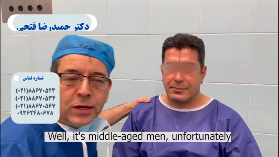 فیلم عمل لیفت صورت و بلفاروپلاستی پروتز سینه