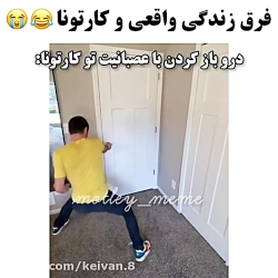 زندگی واقعی vs زندگی کارتونی