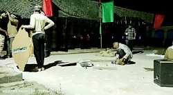 محل احداث نمایشگاه شهدا در گلزار شهدای روستای رومرز