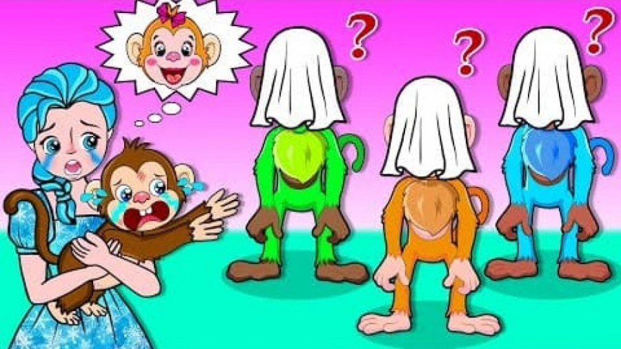 السا فروزن و بچه میمون  ایده ه...