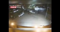 تصاویری از حمله موشکی به ۲ پای...