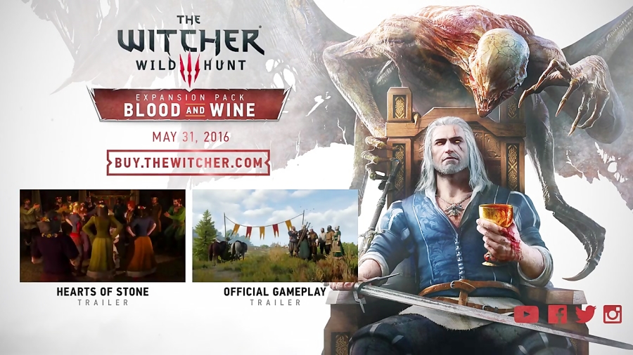 تریلر بازی The Witcher 3 Wild Hunt Blood and Wine