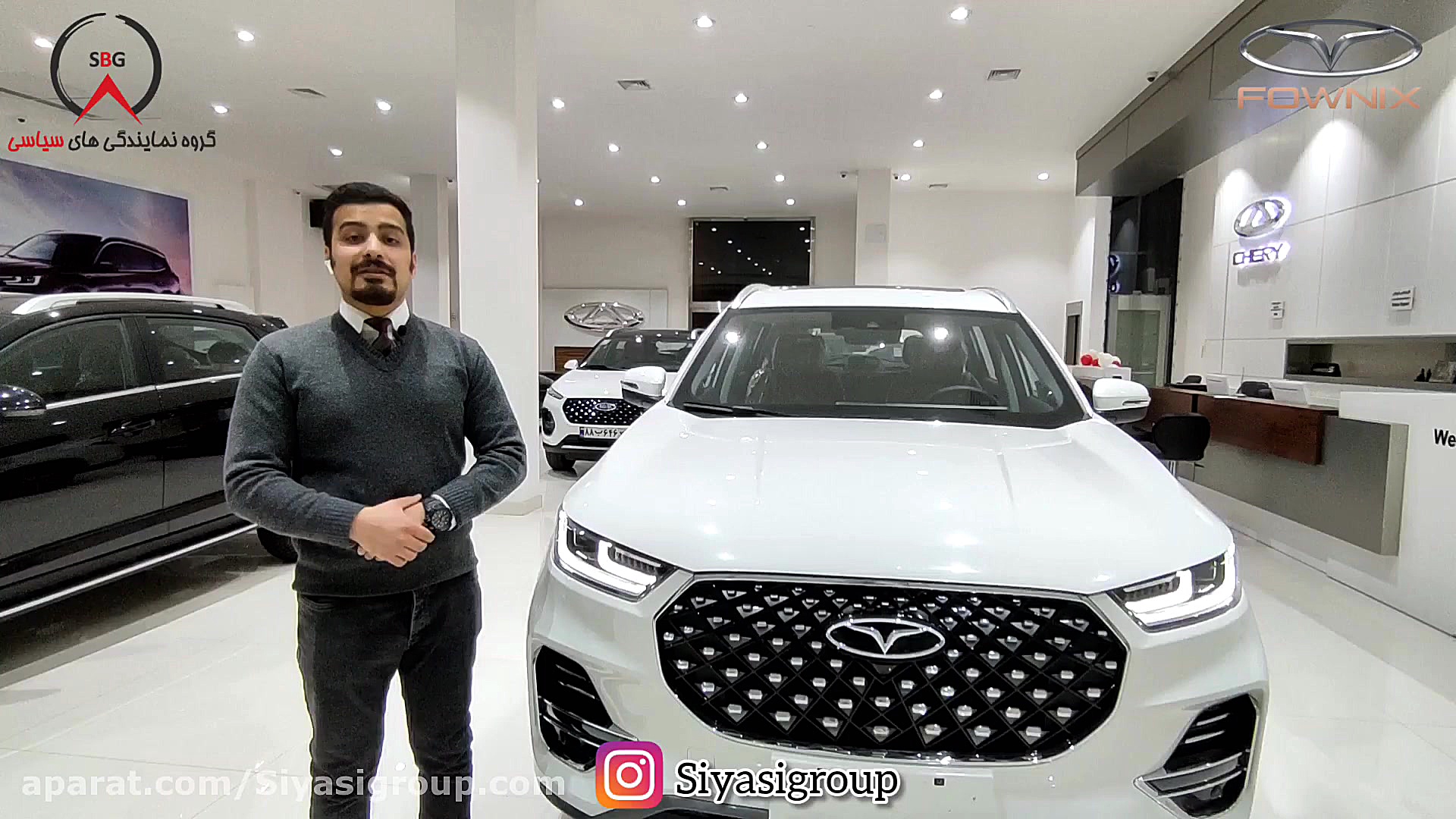 فیلم معرفی تیگو 8 پرو، شاسی بلند 7 نفره مدیران خودرو زمان157ثانیه