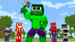 انیمیشن ماینکرفت  هالک جوکر و...