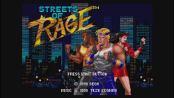 گیم پلی بازی Streetsof Rage 1 sega