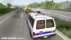 جدیدترین تصادفات پلیس BeamNG Drive