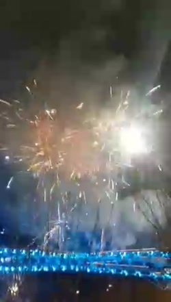 آتشبازی پل طبیعت به مناسبت سال جدید ۱۴۰۱(نوروز سال تحویل شما مبارک)