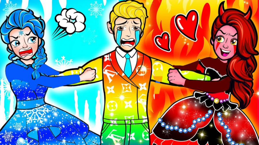 ایده کارتونی پرنسس السا و خون...