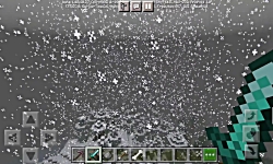 برف و باران زیبا در ماین کرافت