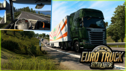 یورو تراک 2. سوار کشتی شدم. Euro Truck Simulator 2.