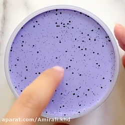 اسلایم خامه ای بنفش