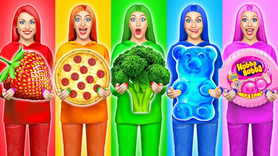 چالش جدید غذاهای یک رنگ ، خورد...