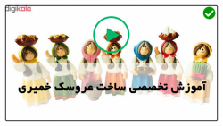 آموزش ساخت عروسک خمیری-عروسک سازی با خمیر- آموزش ساخت عروسک هالووین