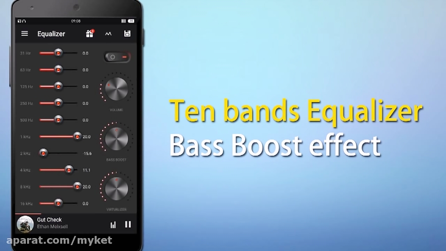 Equalizer music player booster