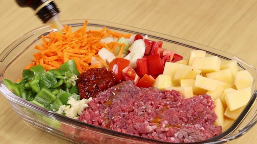 طرز تهیه غذای جدید با گوشت و مخلفات :: آموزش آشپزی