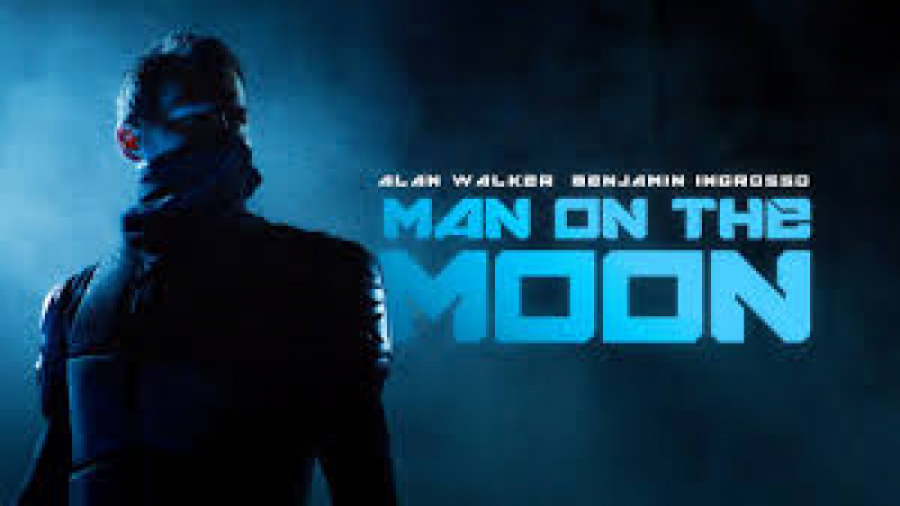 آهنگ man on the moon ( مردی روی ماه ) از الن واکر و بنجامین اینگروسو زمان185ثانیه