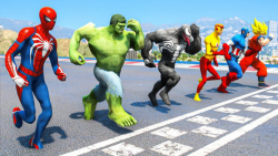 چالش مبارزه تیم ابر قهرمانان د...