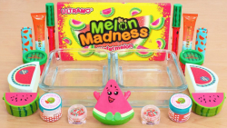 اسلایم هندوانه  ساخت اسلایم شگ...