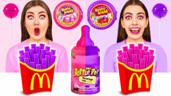 چالش خنده دار غذایی ، غذاهای ب...