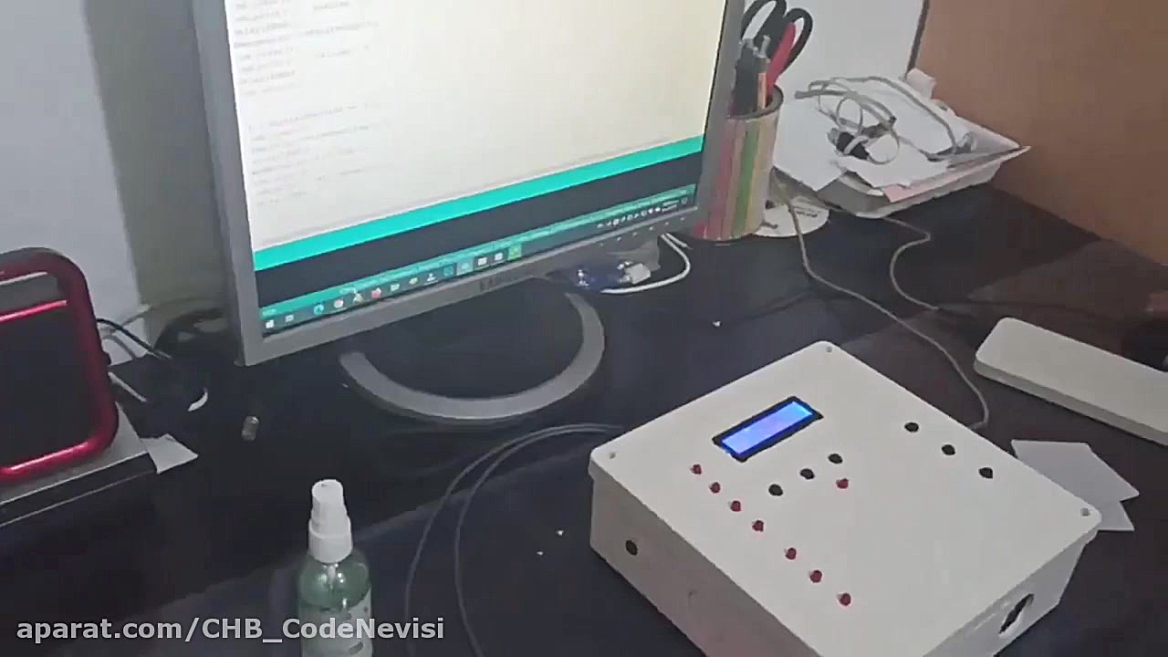 نمونه کار 3 (درب بازکن هوشمند همه منظوره) برای گرایش کنترل سخت افزار پر کردن دندان