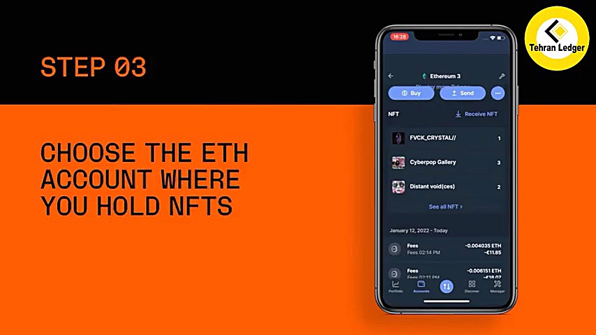 نحوه , مدیریت , NFT , کیف , پول , لجر , Ledger , نانو , اس , ایکس
https: , tehranledger , com