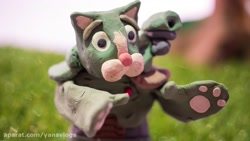 استاپ موشن DOOM دنبال=دنبال