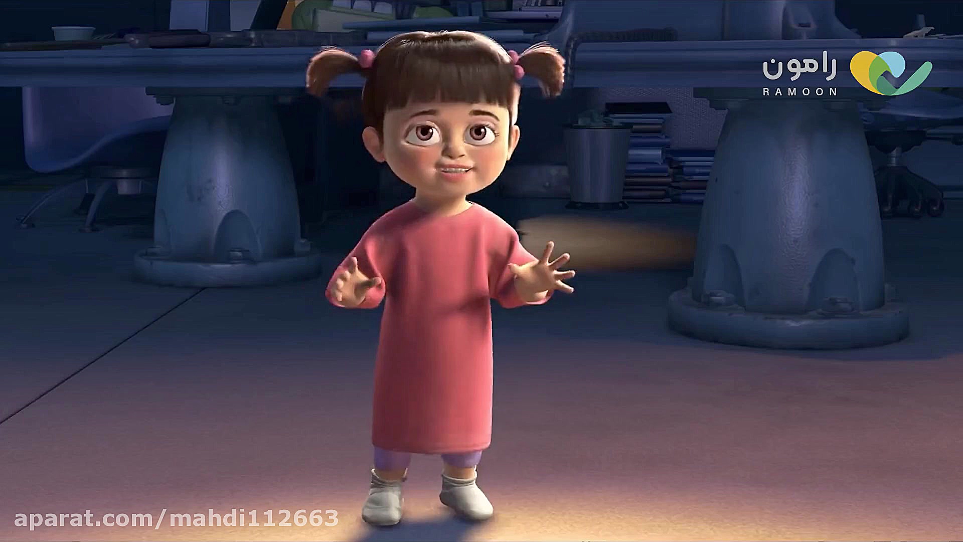 معرفی انیمیشن کارخانه هیولاها زمان128ثانیه