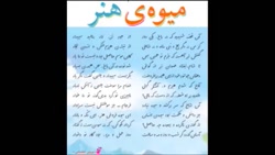 فارسی - فصل ششم (درس پانزدهم) ميوه ی هنر (2) - مدرس: آقای صادق قندهاری