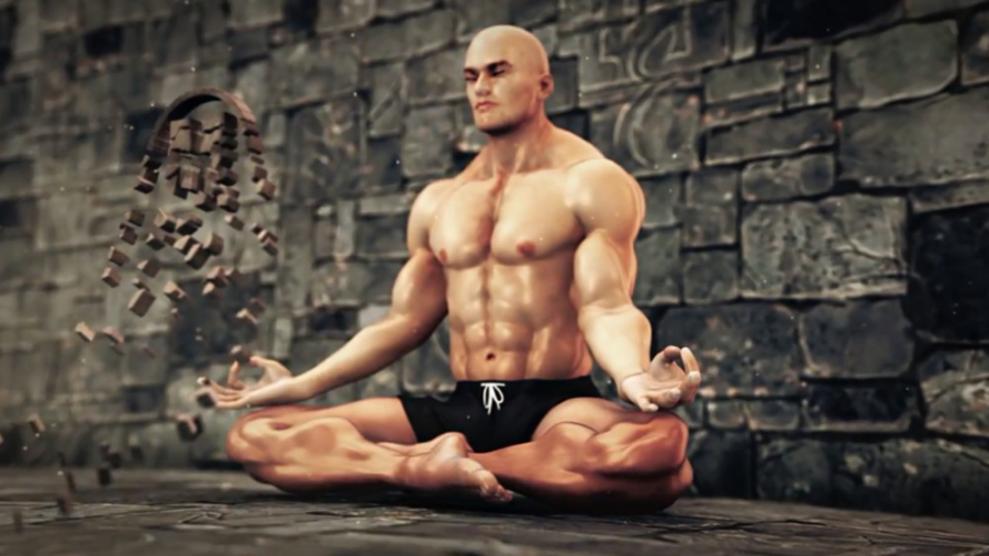 لوگوموشن یوگا بصورت سه بعدی