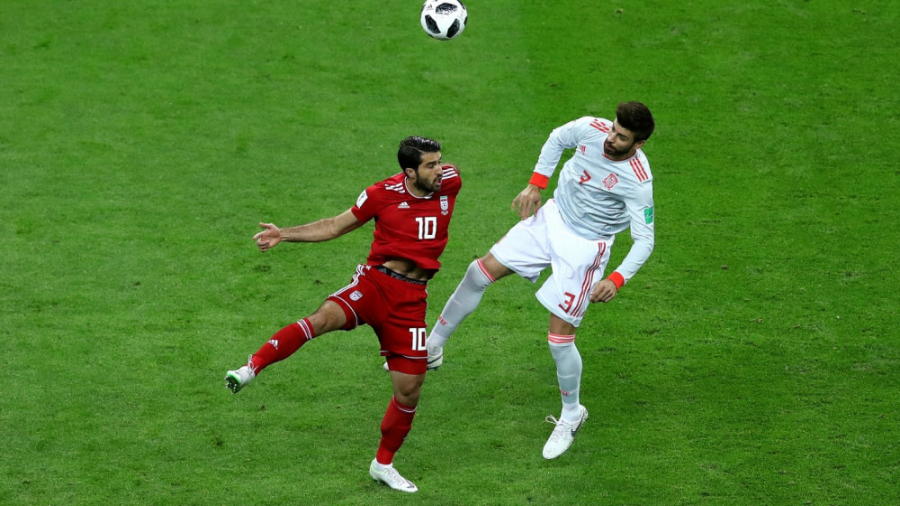 خلاصه بازی ایران 0 - اسپانیا 1 ( جام جهانی 2018 روسیه ) زمان562ثانیه