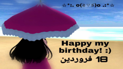 تولدم مبارک :) Happy my birthday