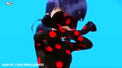 دختر کفشدوزکی و گربه سیاه