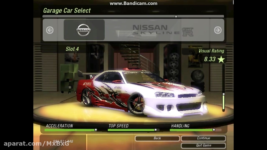 ماشین های من در بازی Need For Speed Underground 2