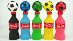 کوکا کولا رنگین کمان با شن و م...