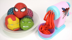 نودل های براق با توپ های مشبک...