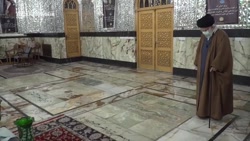 زیارت نوروزی رهبر انقلاب از حرم مطهر حضرت عبدالعظیم حسنی (ع)