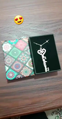 تجربه خرید گردنبند زنانه طرح اسم زهرا کد 59