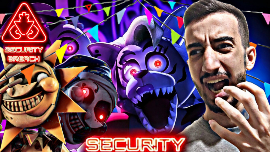 فناف شکست امنیتی Fnaf security breach یکی منو نجات بده !! #2 موزیک قوری