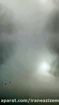 شکار لحظه زیبا و دیدنی فرود ام...