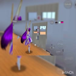 مجسمه ی زنده در ساکورا اسکول س...