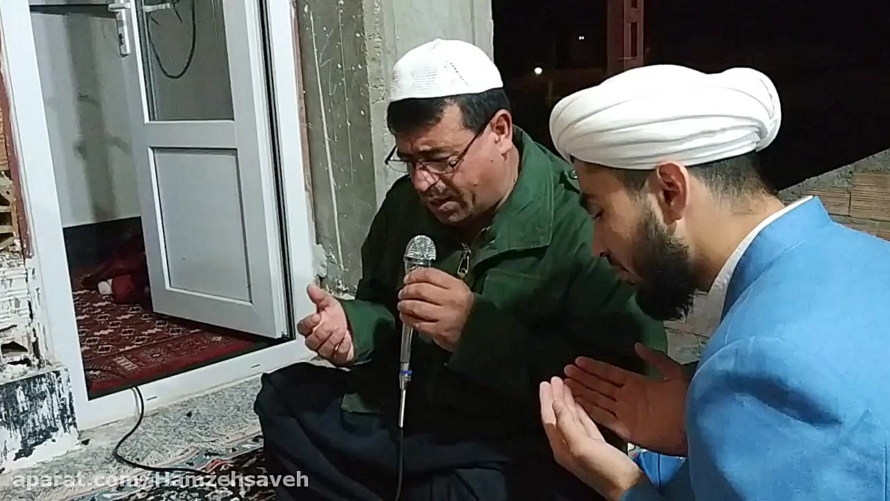 دعا در هنگام بیداری وقت سحری با صدای منشد الله یار پیروزه زمان69ثانیه