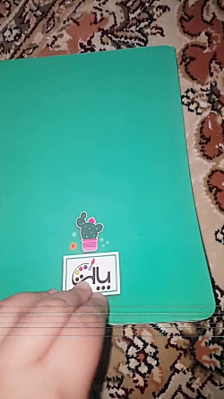 تجربه خرید دفتر برنامه ریزی 80 برگ پالت طرح کاکتوس کد 0212