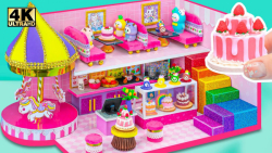 ساخت خانه مینیاتوری صورتی به ه...