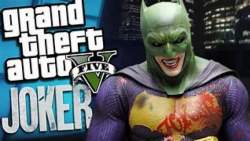 عجایب جوکر با ماشین بتمن !!!!...