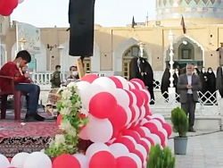 مراسم روزه اولی ها در صحن امامزاده سلطان سید علی ع نایین
