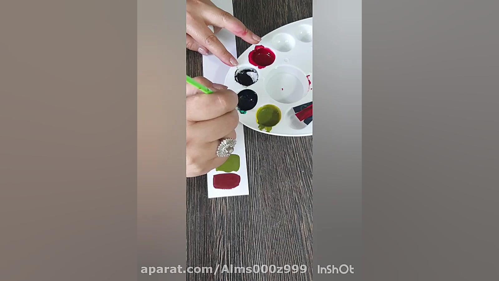 رنگ شناسی.ساختن رنگ مشکی فام .لیلا باقری روکش دندان